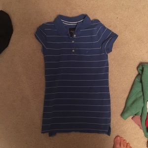 American Eagle Striped Polo